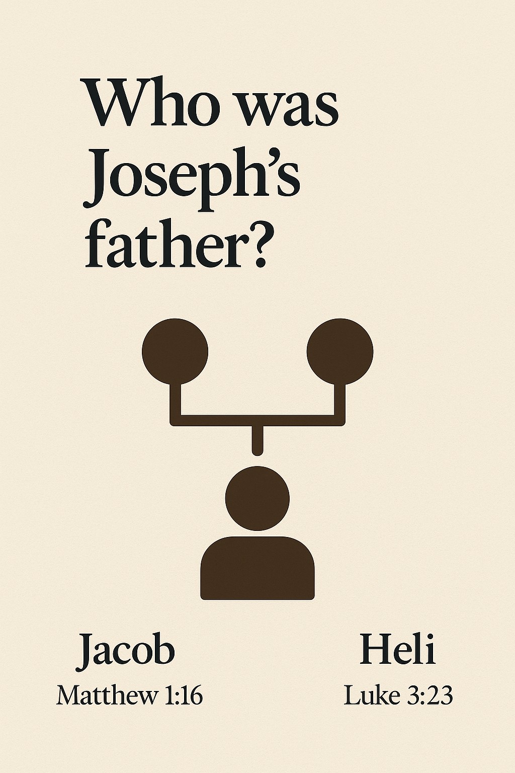 Joseph's Father Contradiction Image
